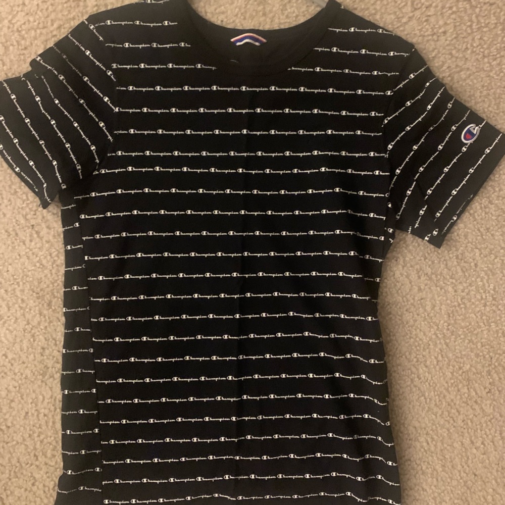 Black champion shirt